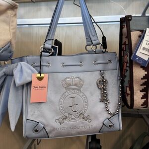 Juicy Couture Blue Star Classic Lover Daydreamer Tote – HTF!